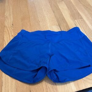 Lululemon Athletica Vibrant Blue Athletic Shorts